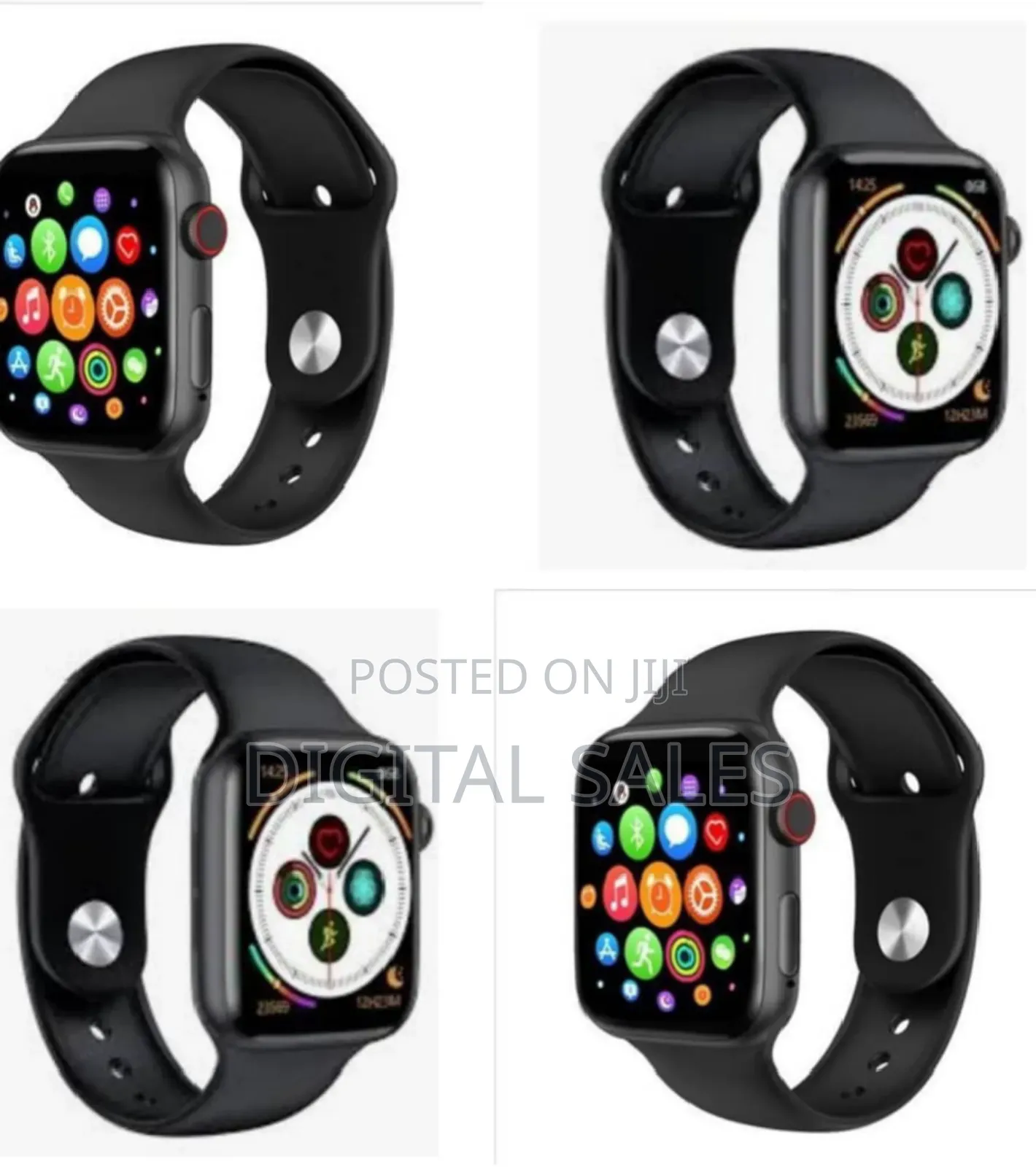 Voice Call Monitor Sport, T500+Pro-Black Smart Watch