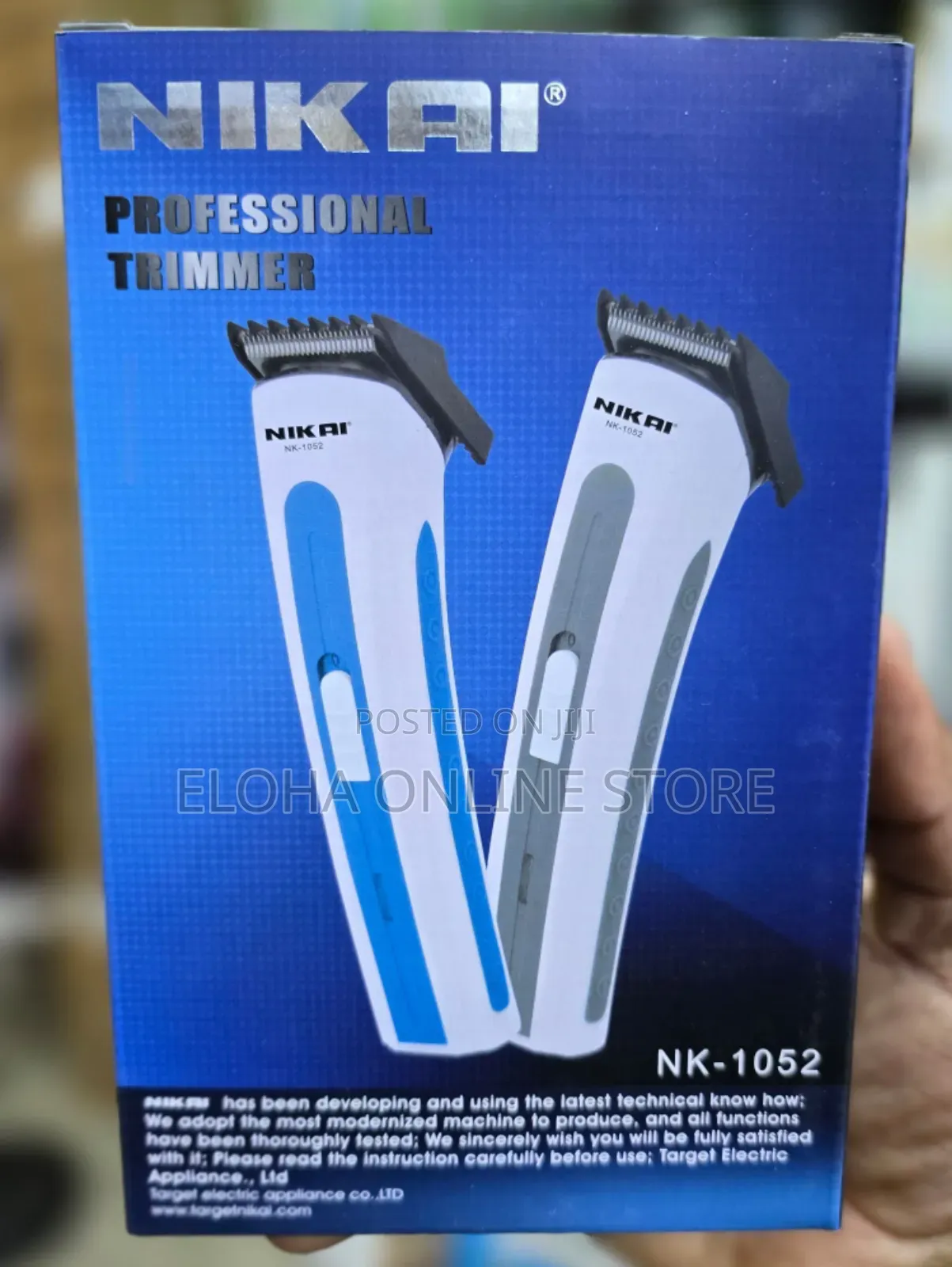 Nikai Professional Trimmer Nk-1052 Rechargeable Hair Clipper