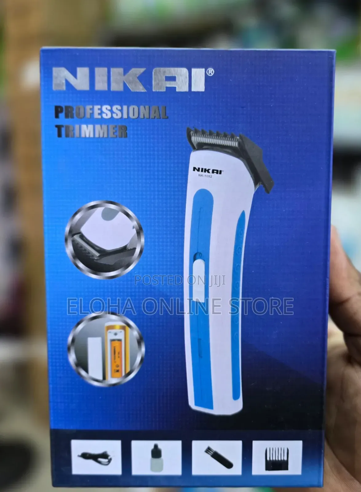 Nikai Professional Trimmer Nk-1052 Rechargeable Hair Clipper