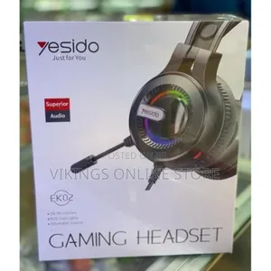Yesido Ek02 With RGB Light Professional Bass Gaming Headset