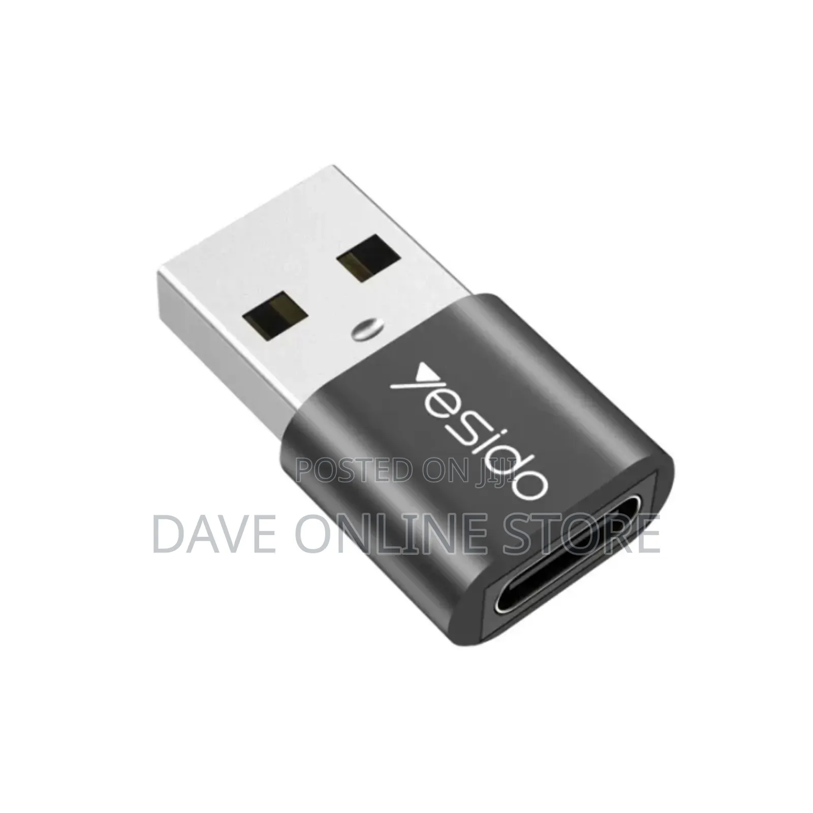 Yesido Gs09 Usb Male to Type C Female Adapter Otg Connector