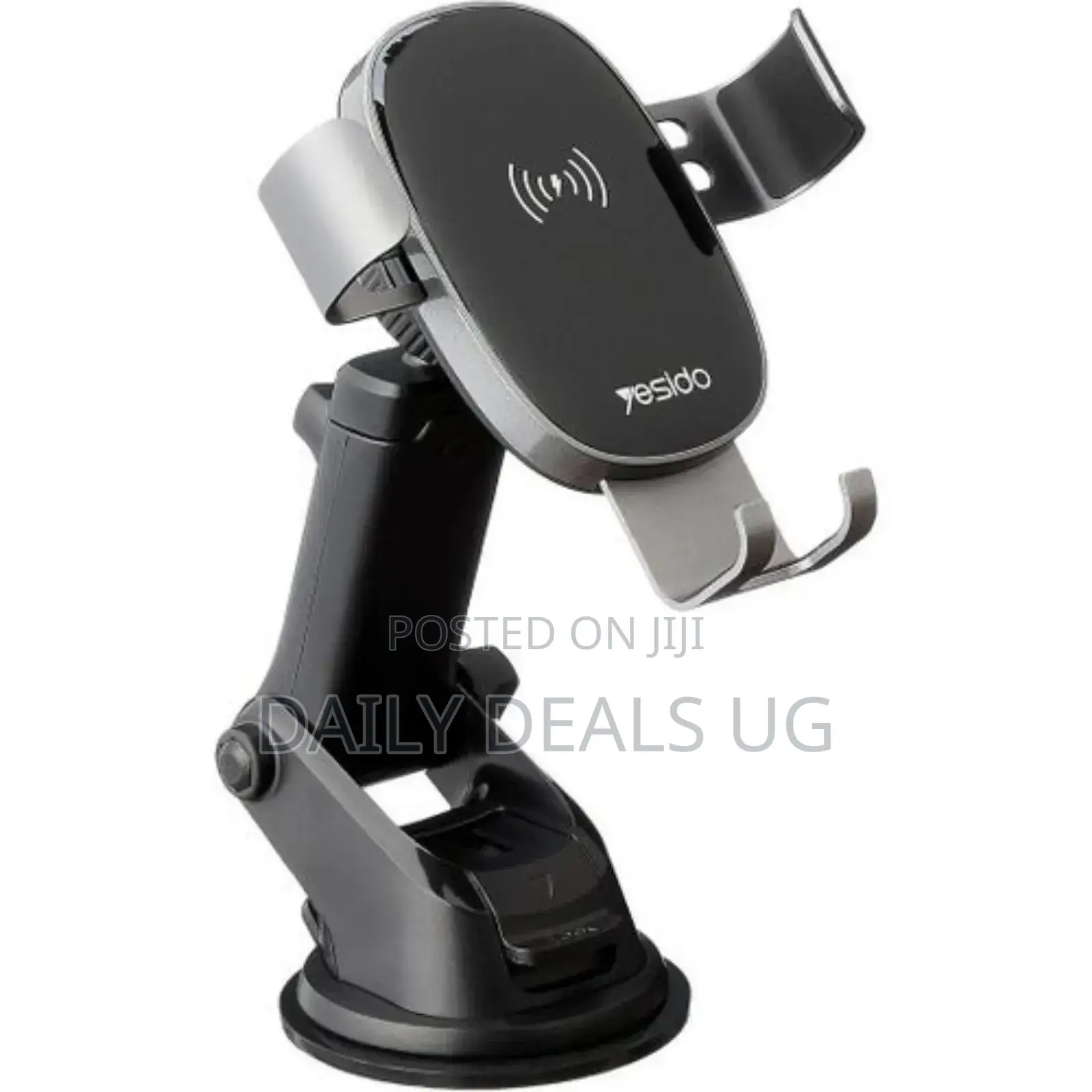 Yesido Car Mobile Wireless Charger Magnetic Holder - Black