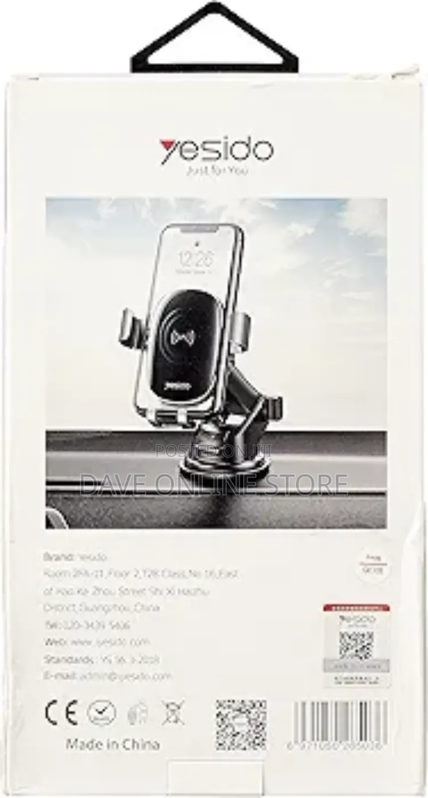 Yesido C123 Car Mobile Wireless Charger Magnetic Holder