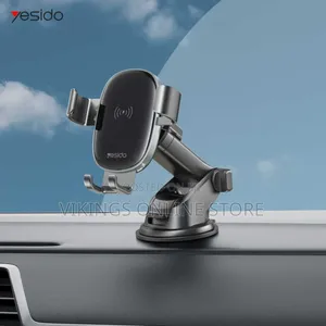 C123 Yesido Cellphone Mount Holder Double Base Charger
