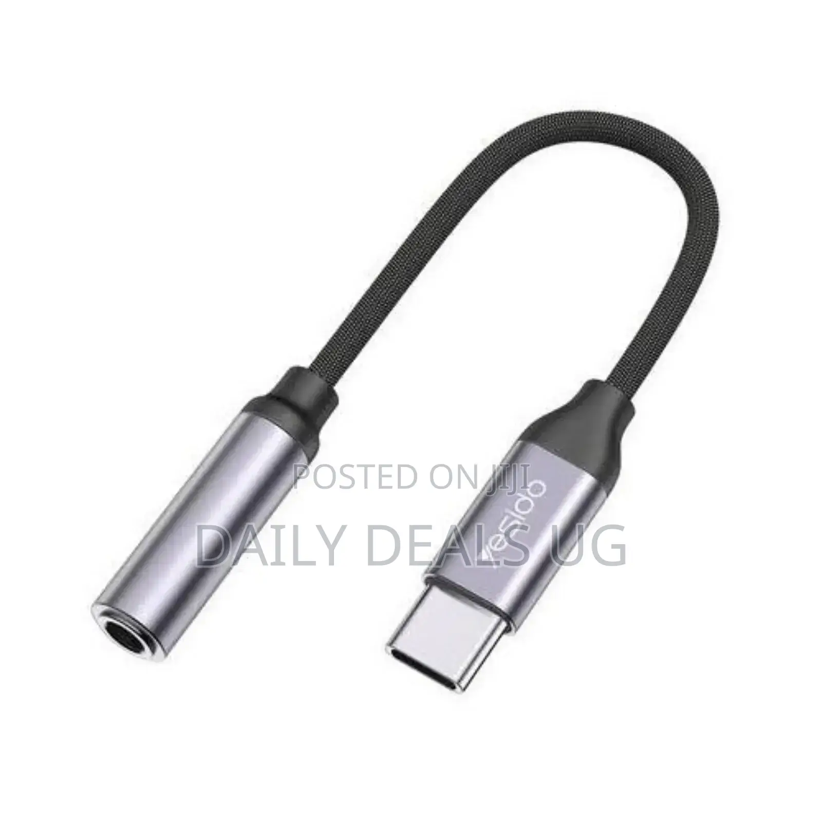Yesido Yau19 Cable Usb Type-C to 3.5mm Aux Port Black