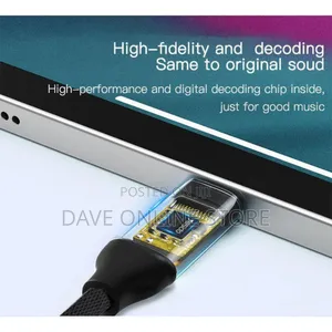 Yesido Yau19 Hifi Audio Adapter With Type C 3.5mm Jack -