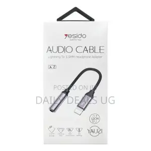 Yesido Yau21 Aux Audio Cable to Audio Adapter Cable .Black