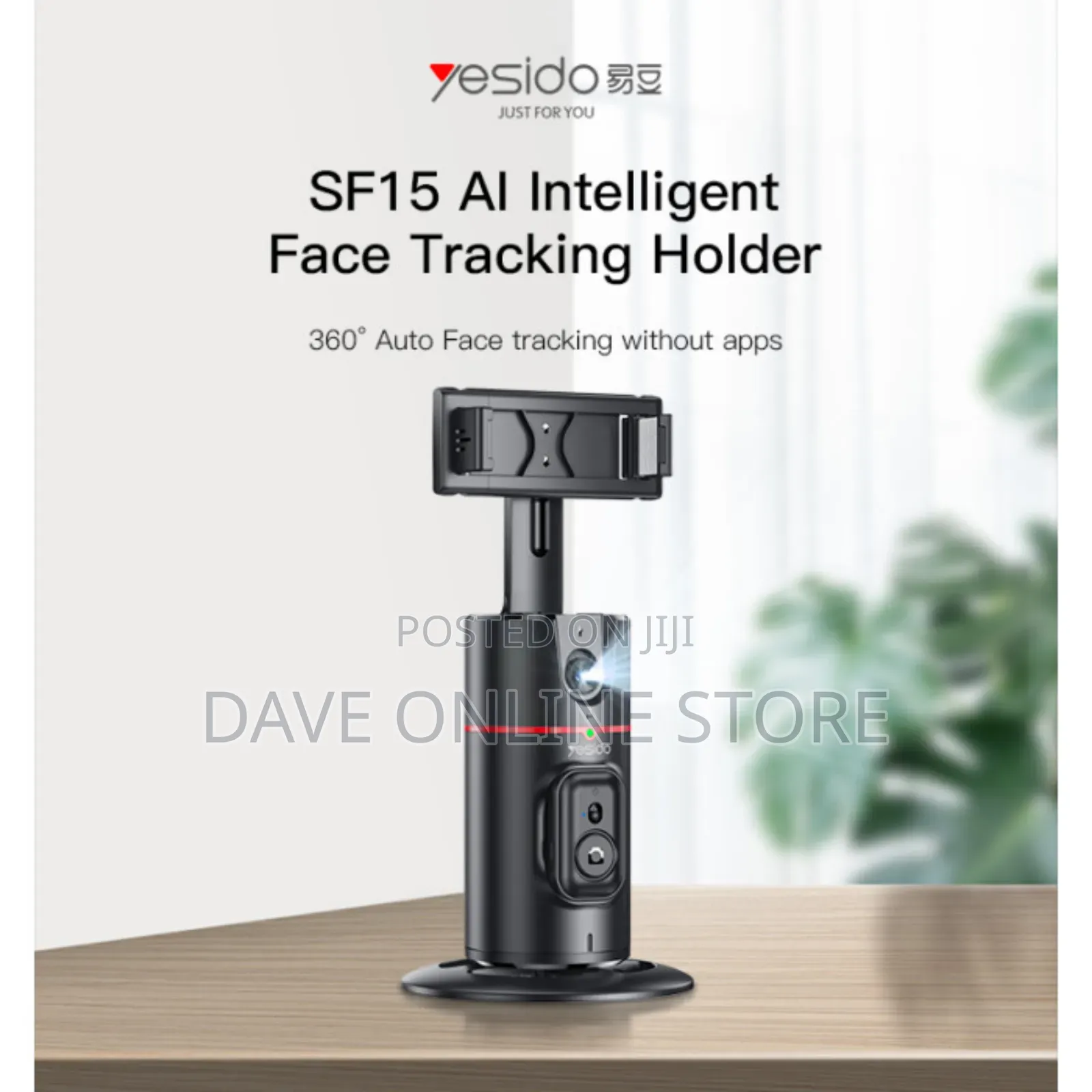 Yesido Sf16 Auto Face Tracking Tripod Selfie Stick Holder