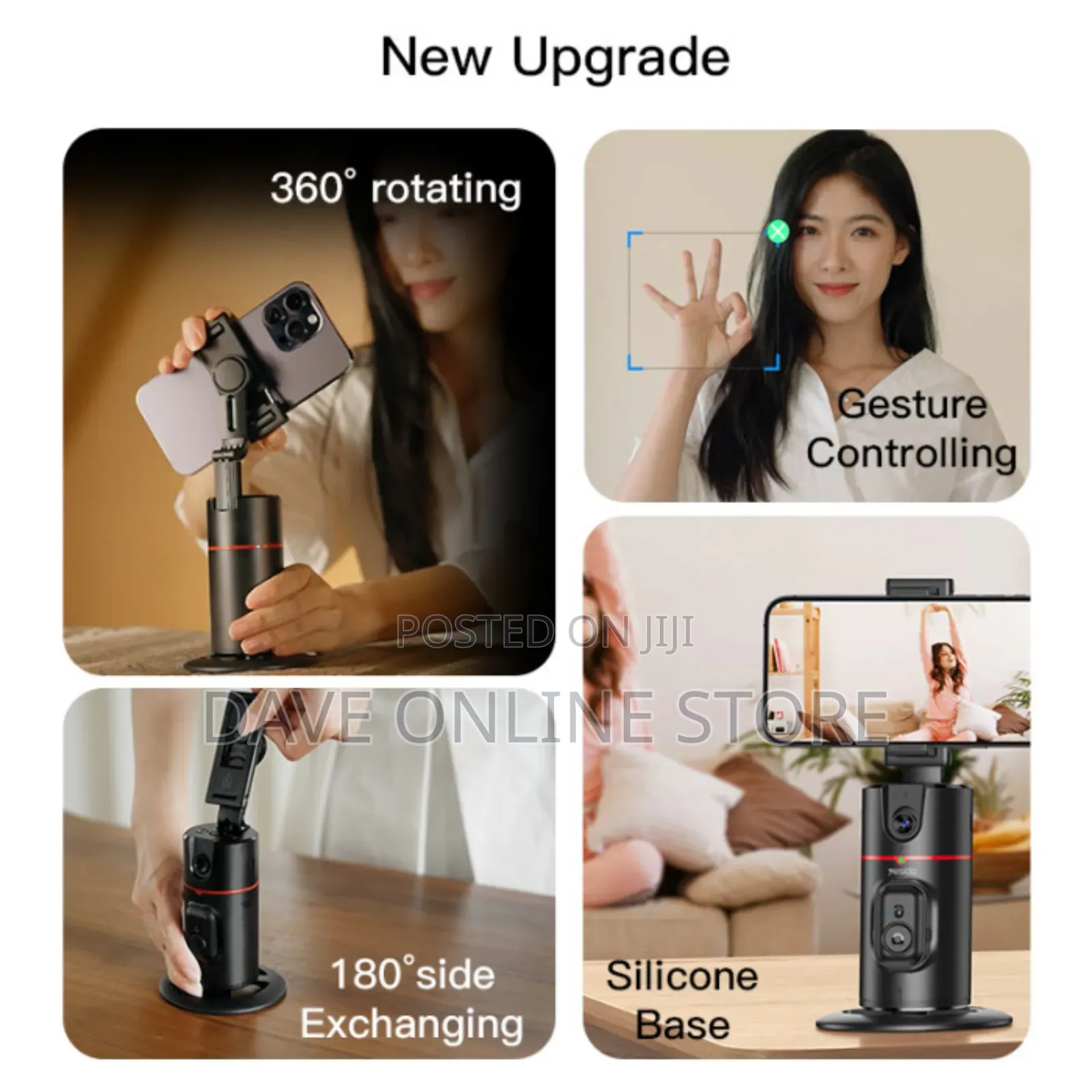 Yesido Sf16 Auto Face Tracking Tripod Selfie Stick Holder