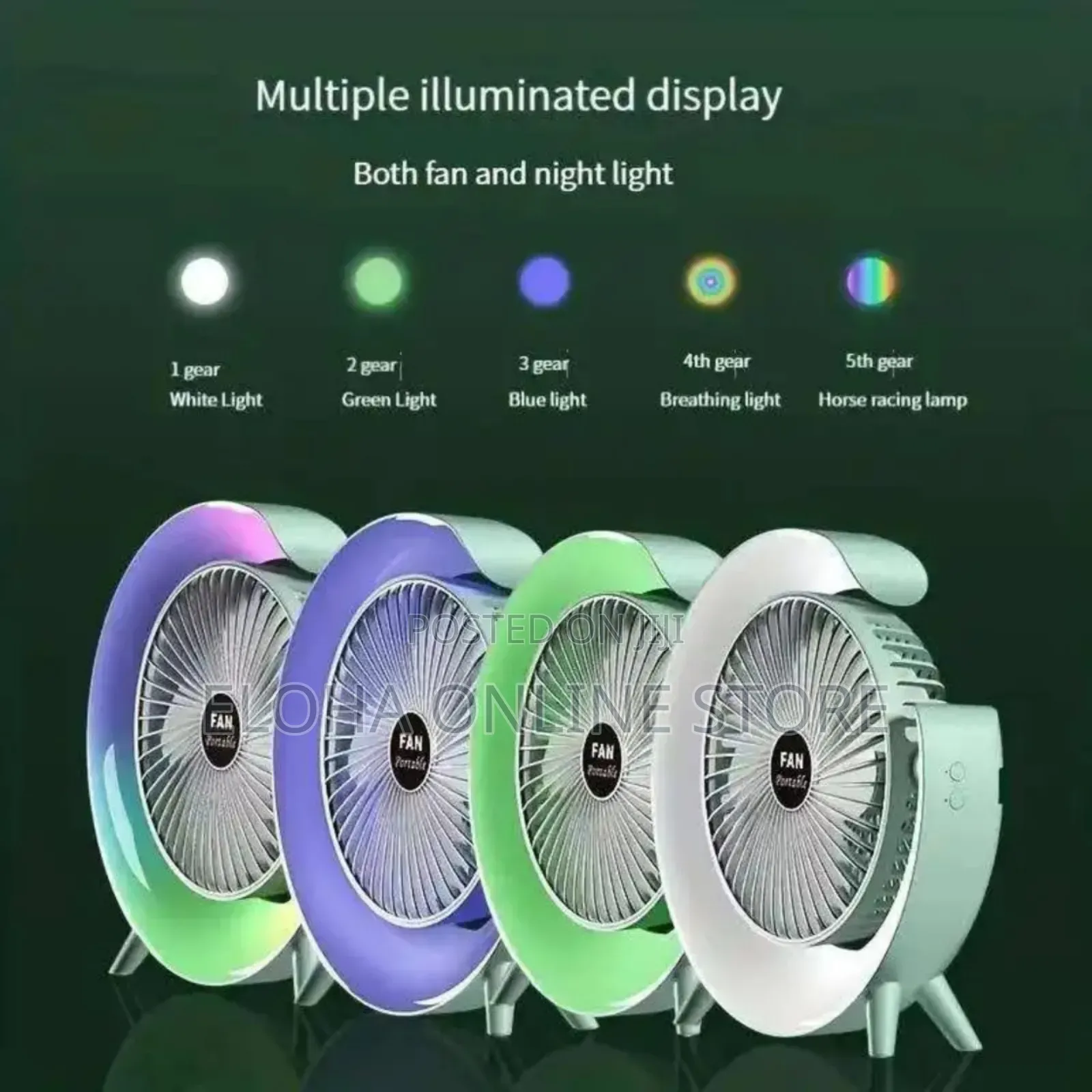 Mini Portable Usb Desk Fan