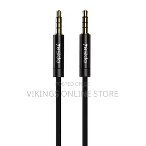 Yesido Yesido Cable Aux Audio Jack Plug 3m Black
