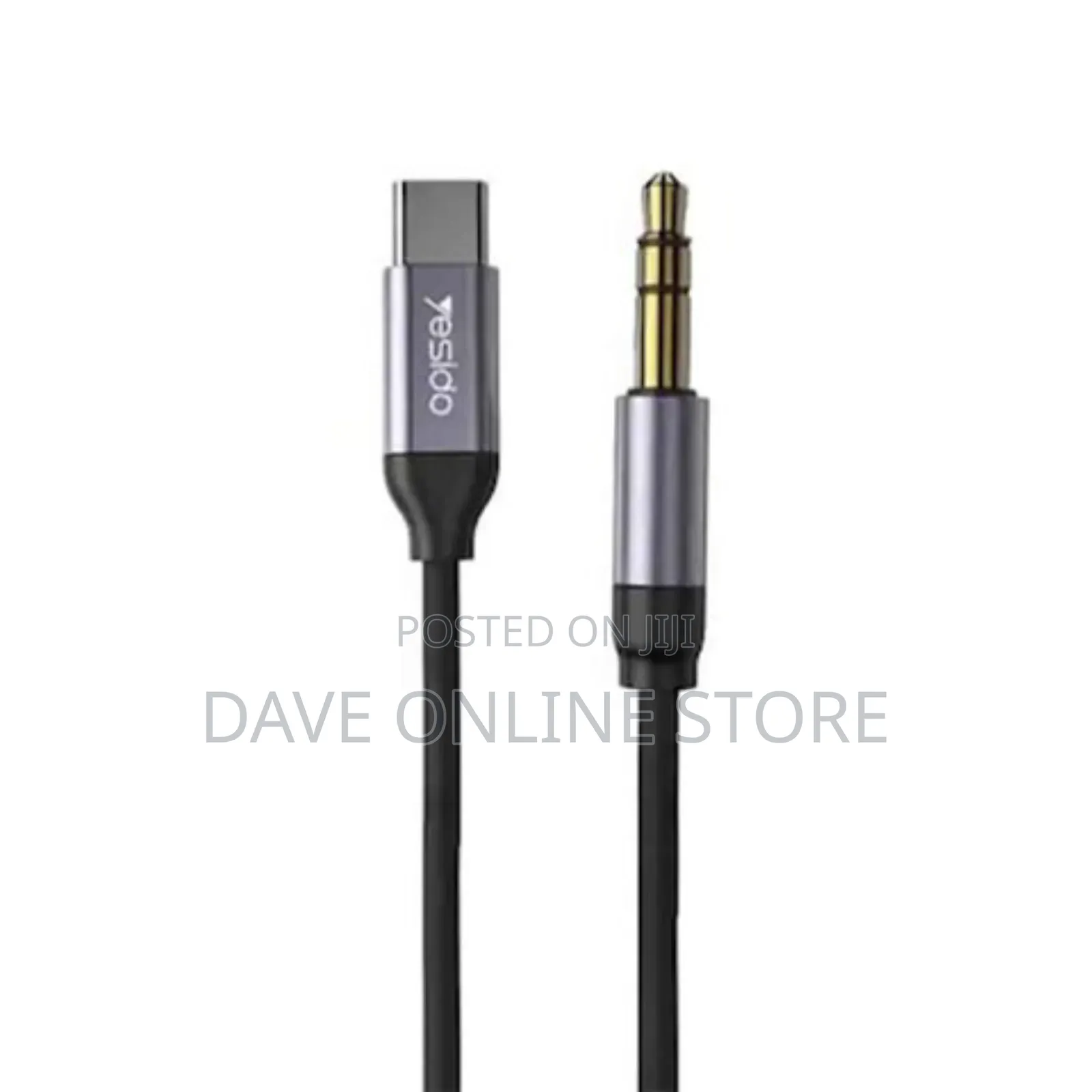 Yesido Yau20 Type C to 3.5mm Audio Cable, Black