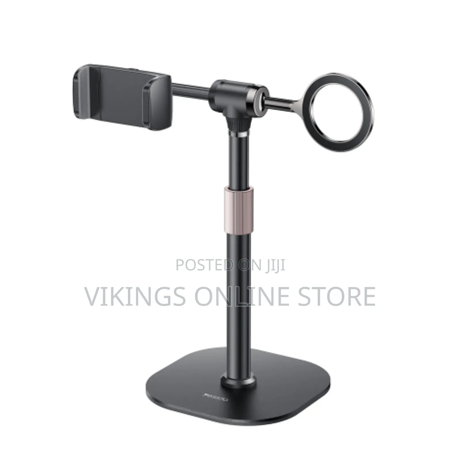 Yesido C297 Stand Metal Spring Clip / Magnetic Ring(Black