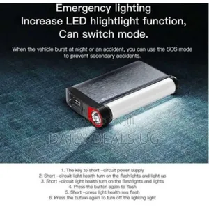 Yesido Yp36 Jump Starter 10000mah Power Bank Car- Multicolor