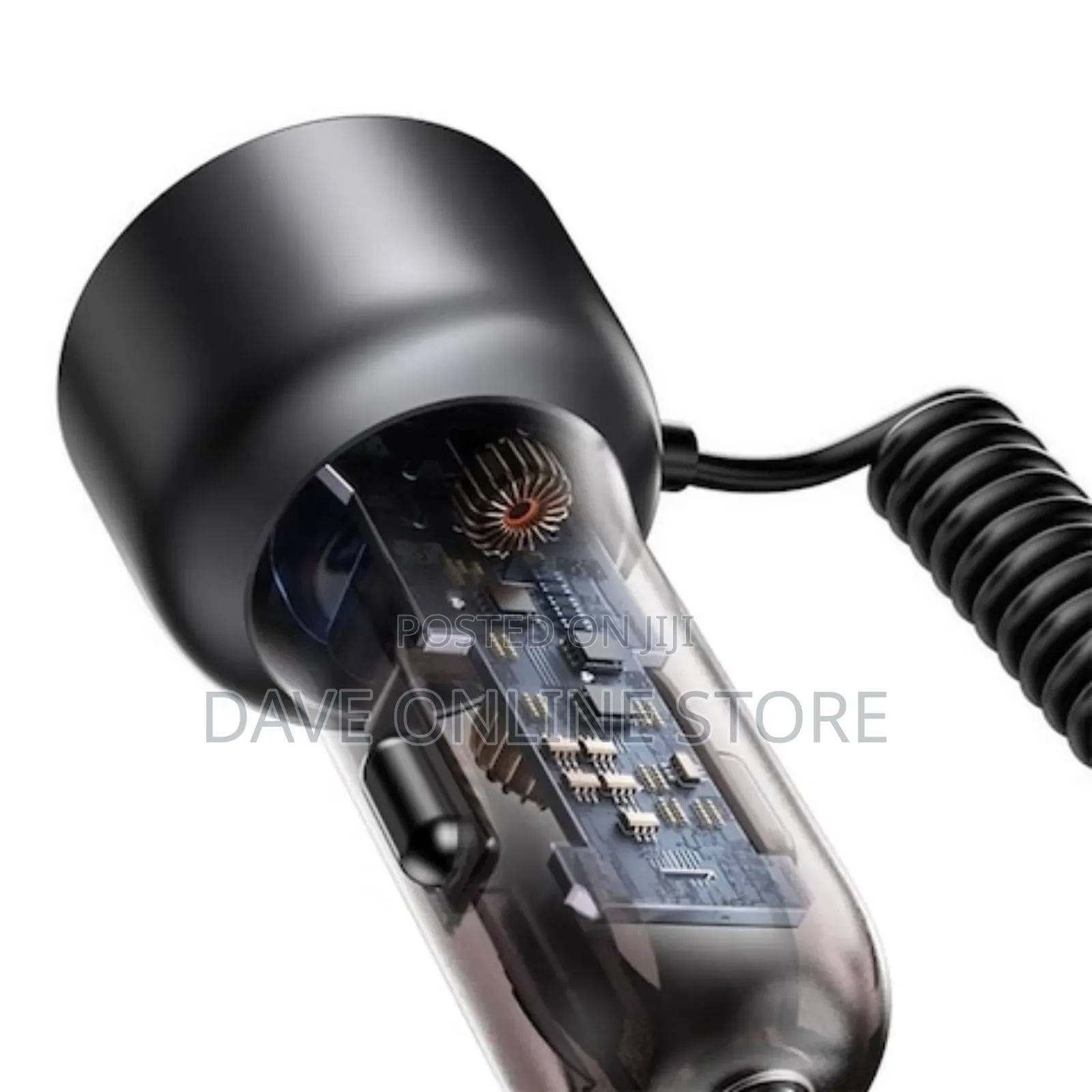 Yesido Y58 60w Super Fast Car Charger,Usb-C/Lightning Cable