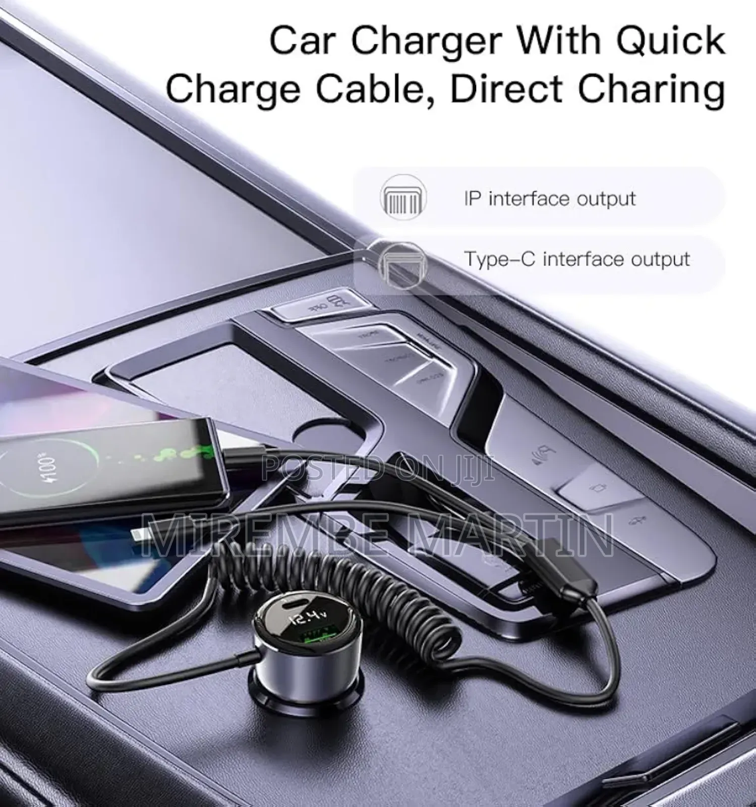 60w Super Fast Car Charger - Zinc Alloy Car Charging Adapter