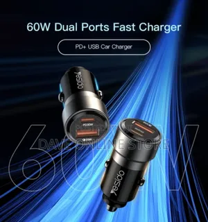 Y55 60w Fast Charging Car Charger | Adapter