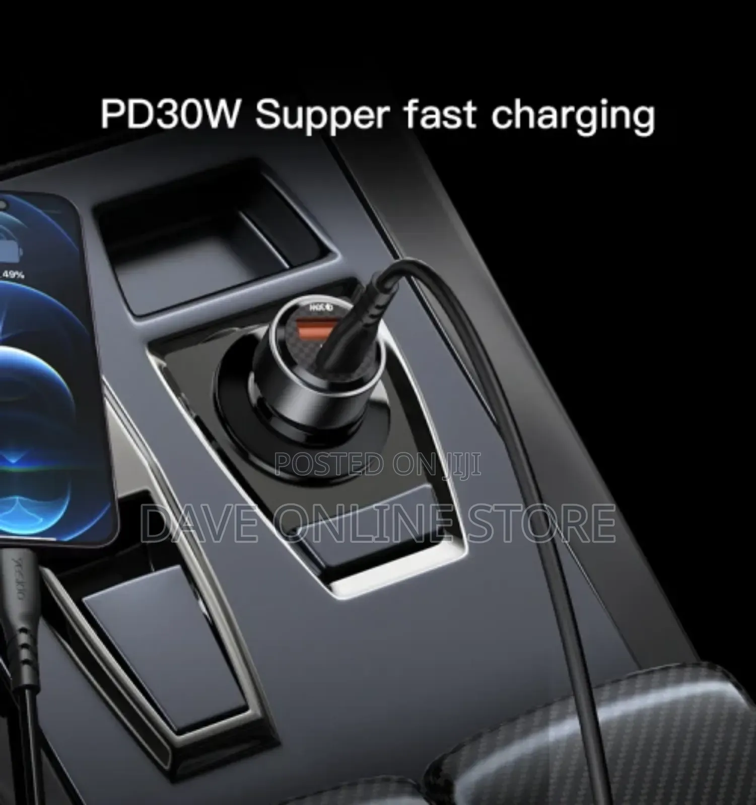 Y55 60w Fast Charging Car Charger | Adapter