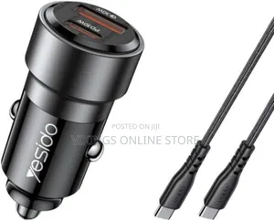 Yesido Y55 Car Charger Adapter, Cigarette Lighter Port