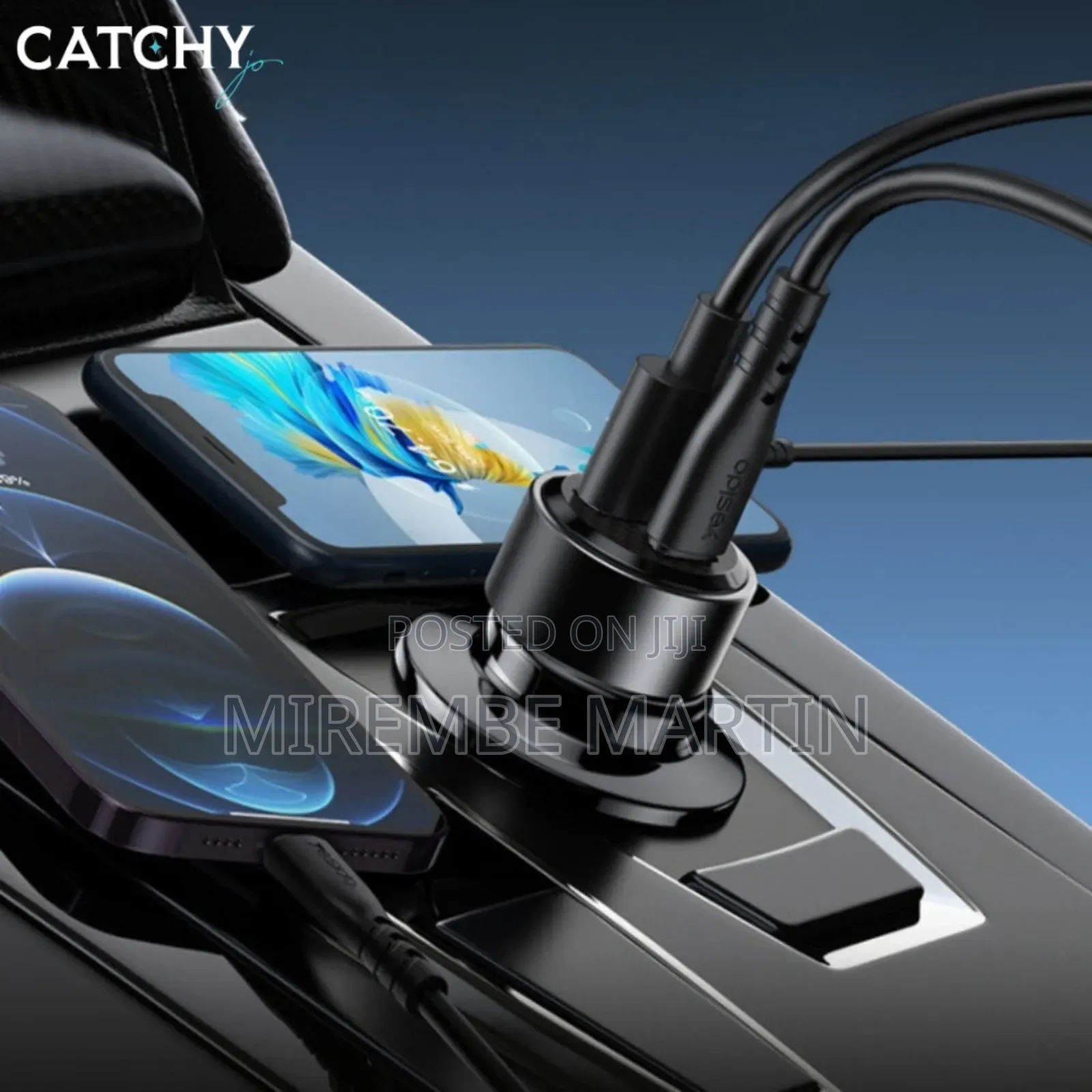 Yesido Y55 Car Charger With Type-C Cable (60w)