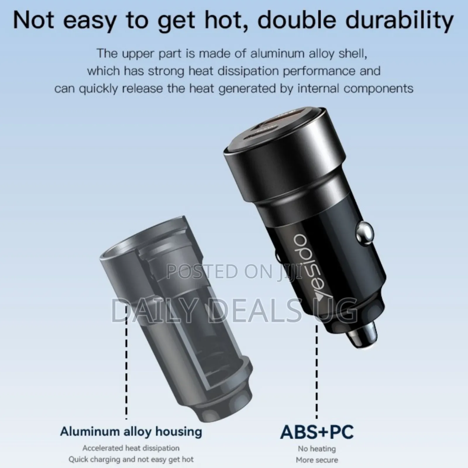 60w Fast Charging Car Charger Adapter - Qc3.0+Pd 30w,