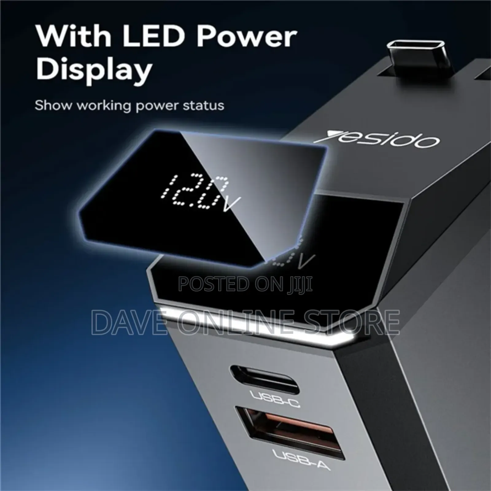Yesido Y71 125w Car Charger With Fast Charging,