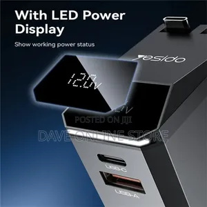 Yesido Y71 125w Car Charger With Fast Charging,