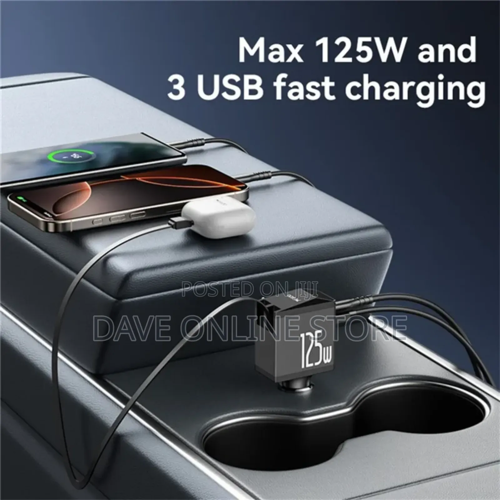 Yesido Y71 125w Car Charger With Fast Charging,