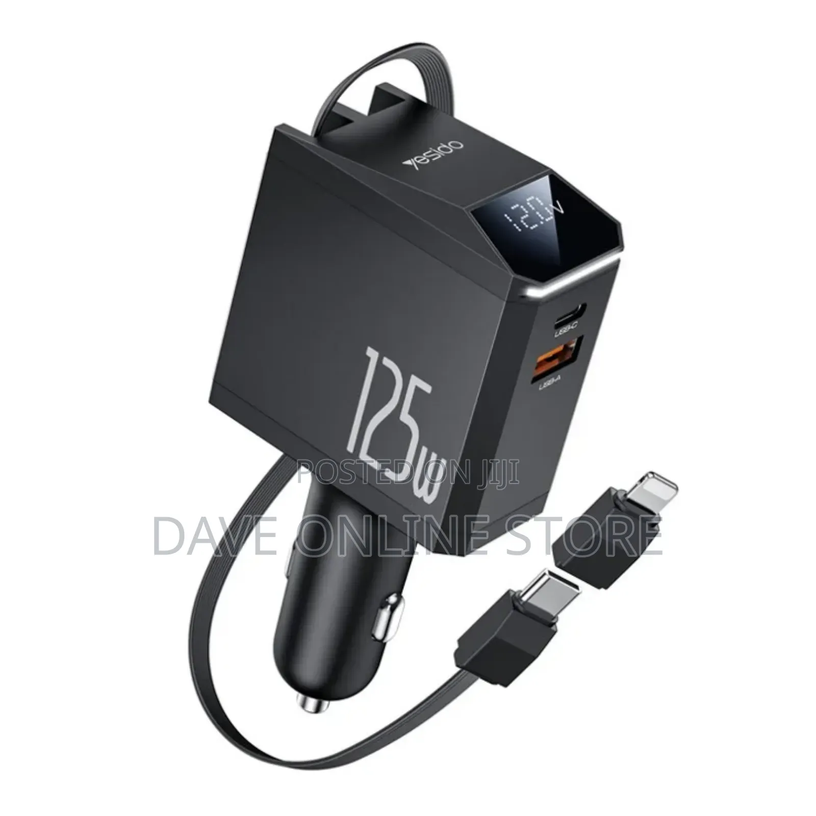 Yesido Y71 125w Car Charger With Fast Charging,