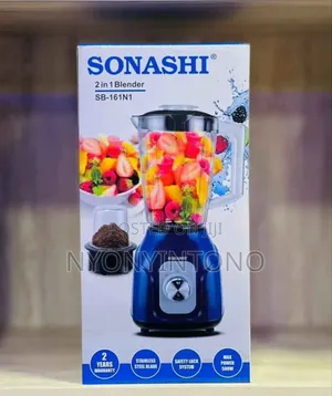 Sonashi 2 in 1 Juice Blender With Grinder 2yrs Warranty