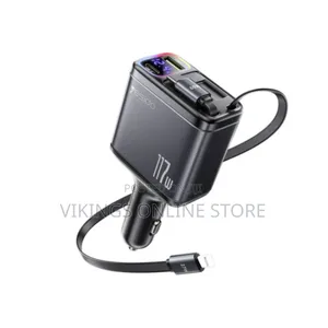 Y63 117w Led Power Display With Telescopic Cable Car Charger