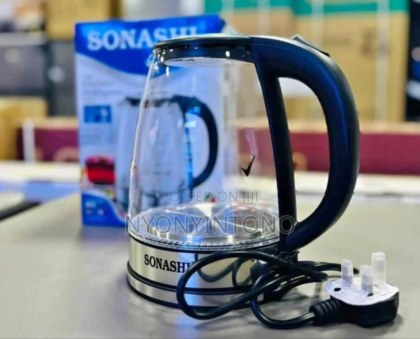 Sonashi 1.8liters Automatic Glass Water Kettle