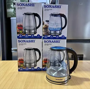 Sonashi Automatic Glass Water Kettle With 2yrs Warranty