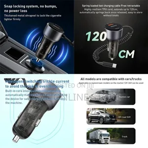 Yesido Y56 60w Pd Spring Car Charger