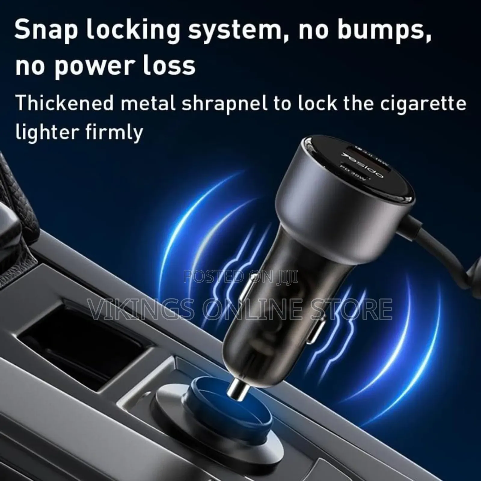 Yesido Y56 60w Qc3.0 Usb + Type-C Pd Phone Adapter