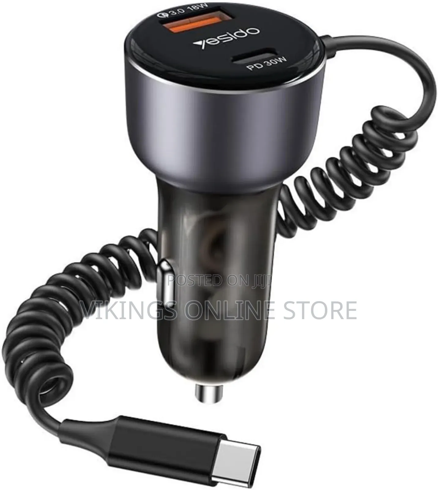 Yesido Y56 60w Qc3.0 Usb + Type-C Pd Phone Adapter