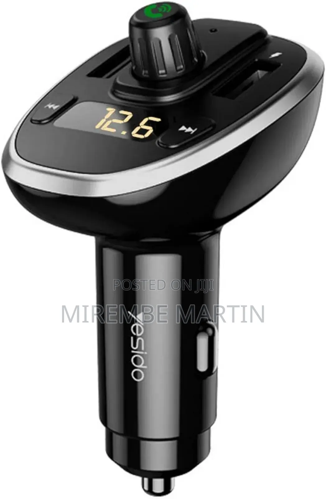 Premium Car Charger With Fm Transmitter Yesido Y39