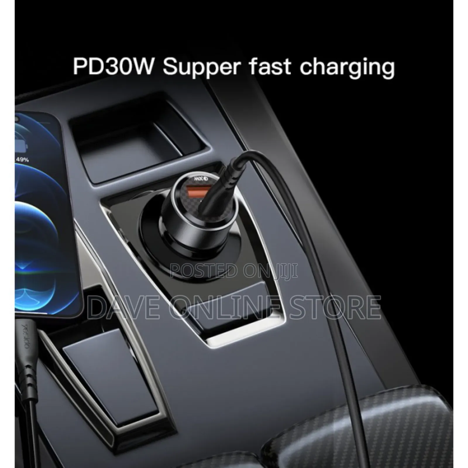 Yesido Y54 60w Fast Charging Car Charger Adapter