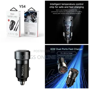Y54 60w Car Charger Adapter