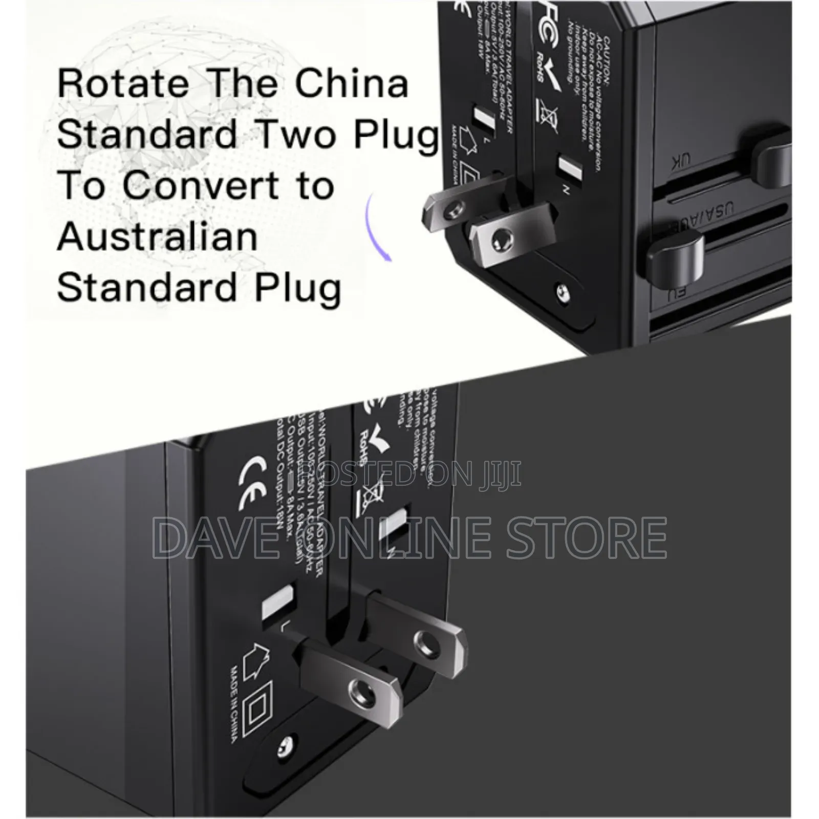 Mc10 New Design 4 in 1 Portable Charger Plug Convert Adapter