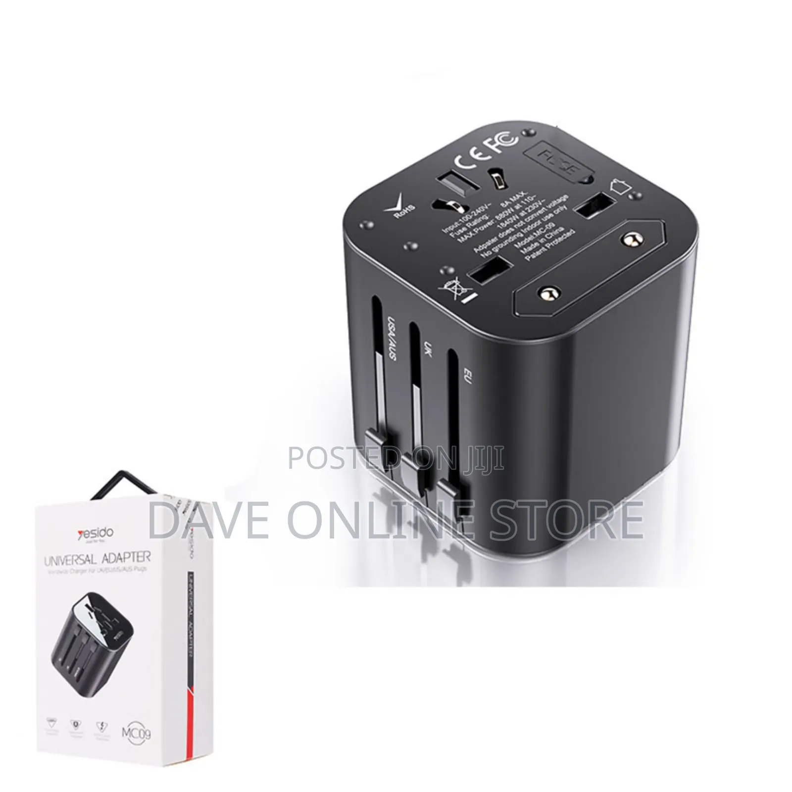 Universal Travel Adapter or International Power Adapter
