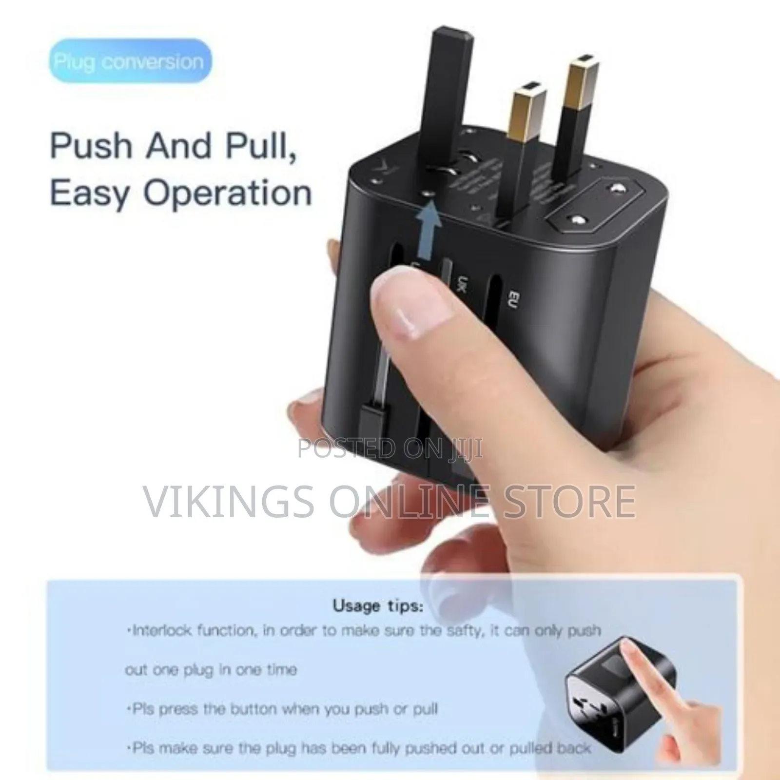 Yesido Mc-09 Universal Travel Adapter Plug