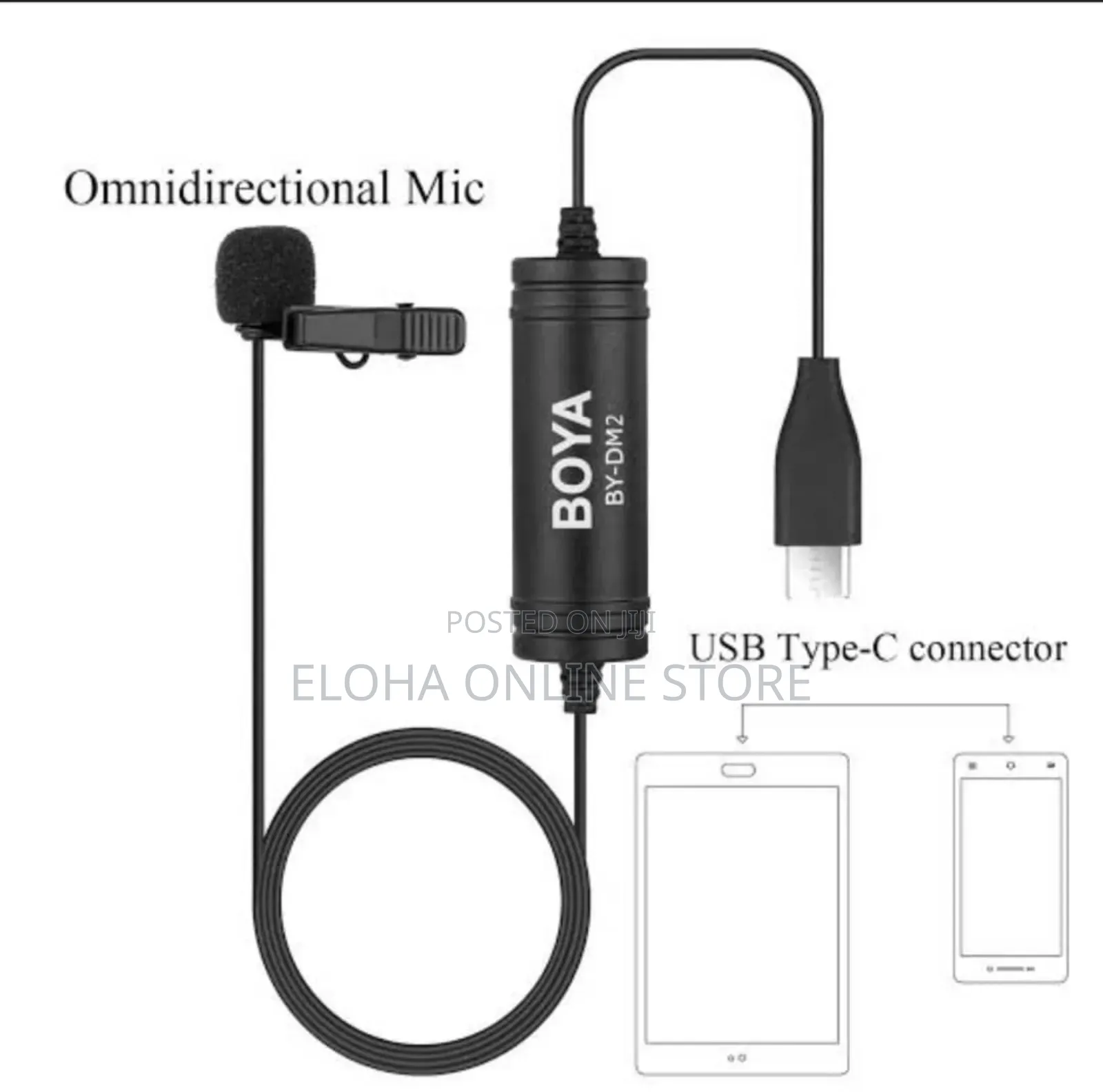 Boya Type-C Clip on Universal Microphone