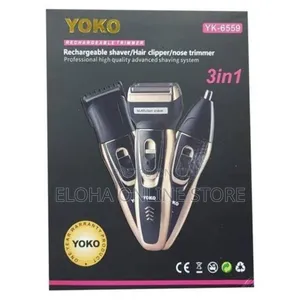 Yoko Beard Shaver Trimmer Hair Clipper - Black