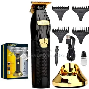Sokany Professional Hair Shaver Clipper, Stainless Steel