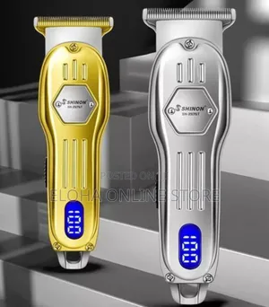 Shinon LCD Trimmer Electric Hair Clipper Usb Rechargeable