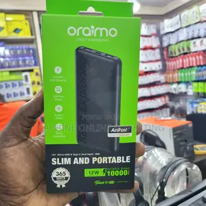 10000mah Oraimo Fast-Charging Power Bank