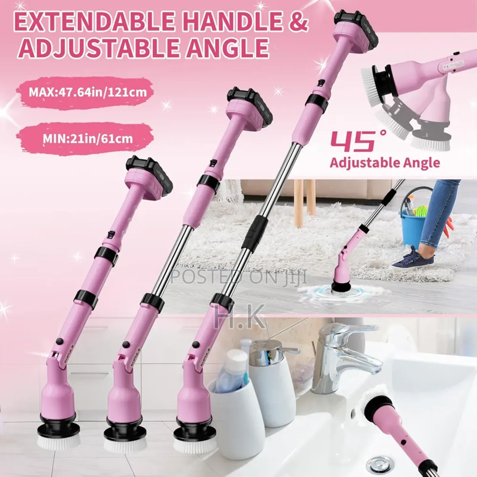 DSP Kd2504 11-in-1 Electric Spin Scrubber