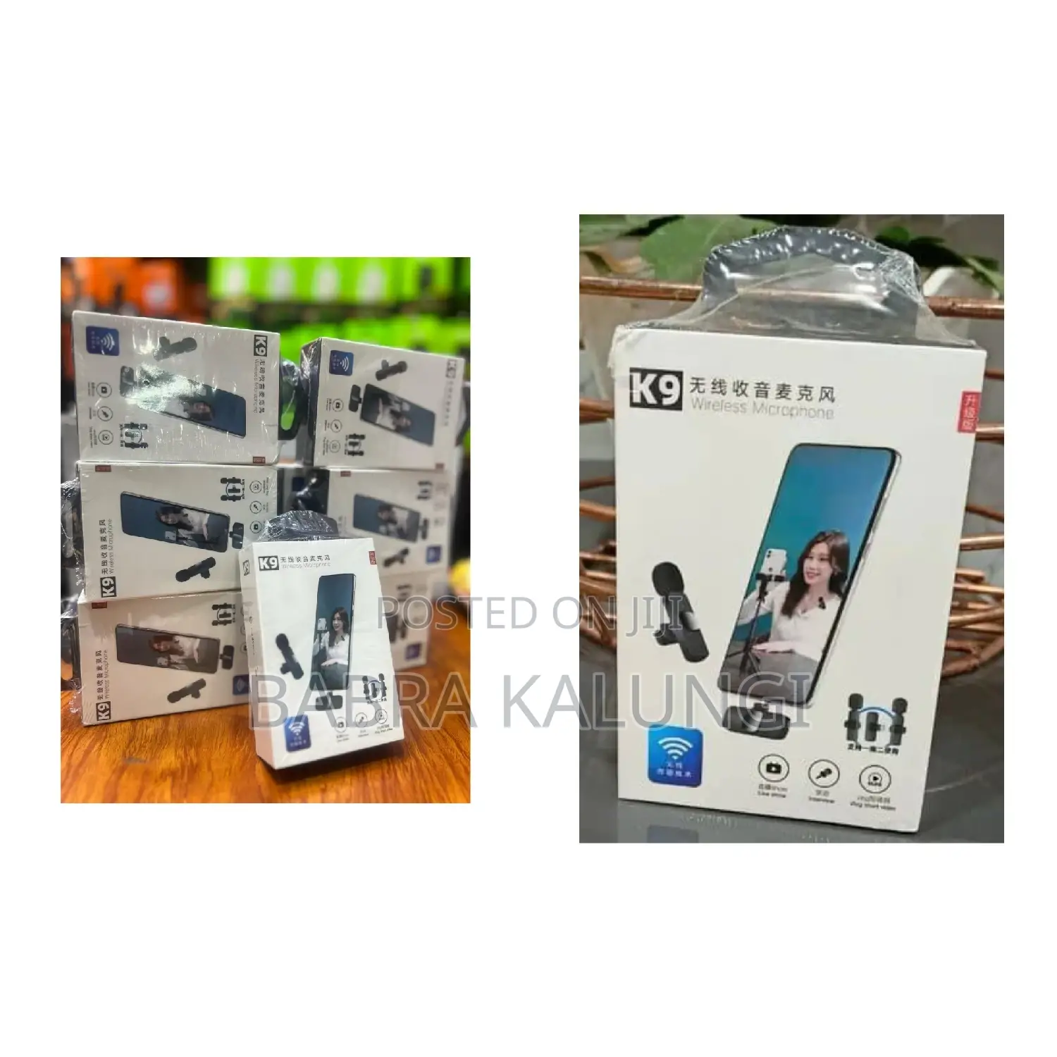 2in1 Wireless Microphone for iPhone