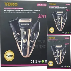 Yoko Beard Shaver Trimmer Hair Clipper - Black